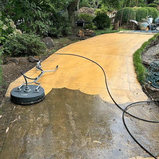 Driveway Cleaning & Painting